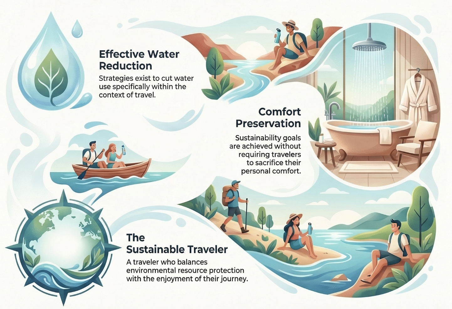 How to Cut Your Water Use While Traveling Without Sacrificing Comfort How to Cut Your Water Use While Traveling Without Sacrificing Comfort
