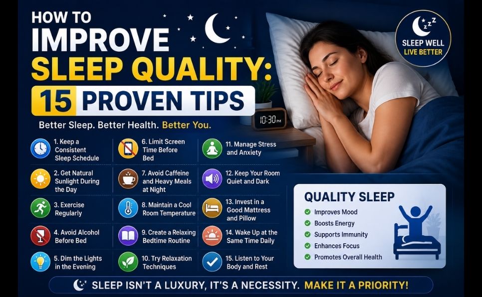 How to Improve Sleep Quality 15 Proven Tips