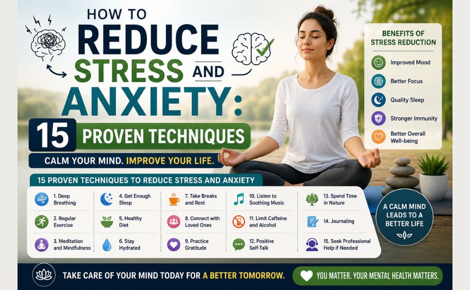 How to Reduce Stress and Anxiety 15 Proven Techniques