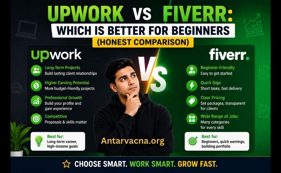 Upwork vs Fiverr Which Is Better for Beginners (Honest Comparison)