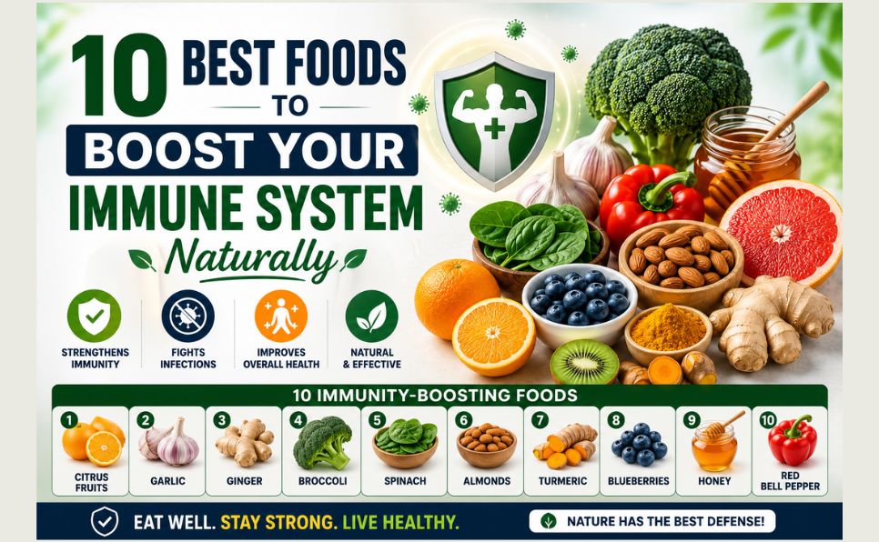 10 Best Foods to Boost Your Immune System Naturally