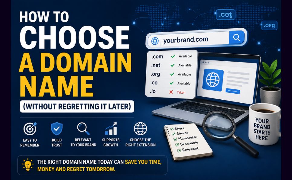 How to Choose a Domain Name (Without Regretting It Later)