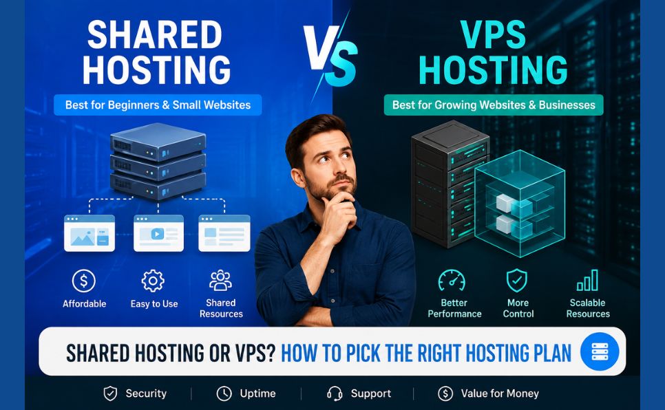 Shared Hosting or VPS How to Pick the Right Hosting Plan
