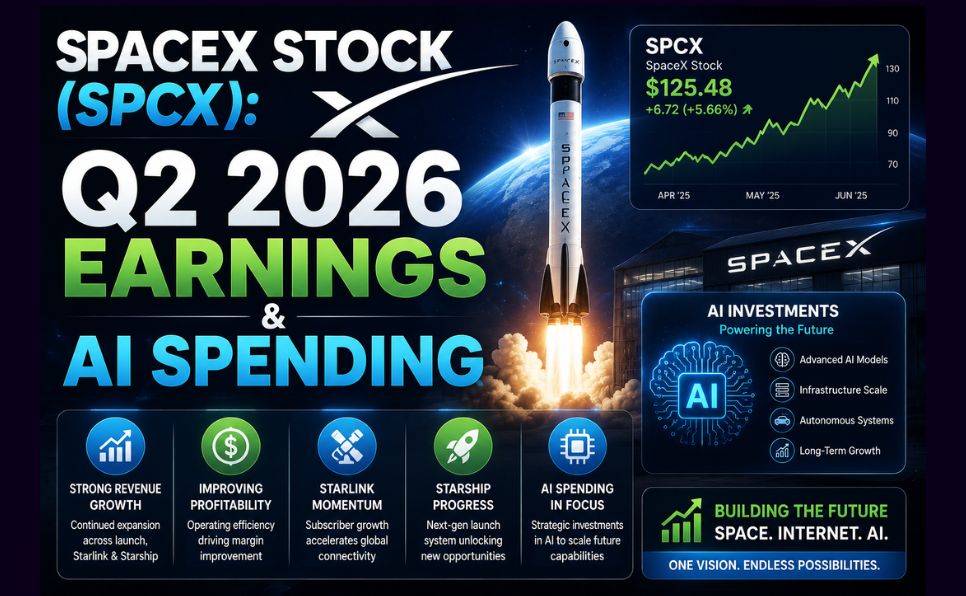 SpaceX Stock (SPCX) Q2 2026 Earnings & AI Spending